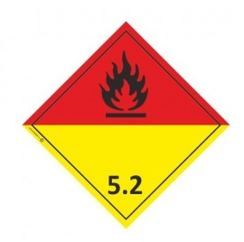 Наклейка Класс 5.2 Окисляющиеся вещества