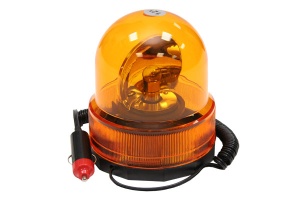 Маяк проблесковый "АТ" 12V ("овал", на магните, в прикуриватель)