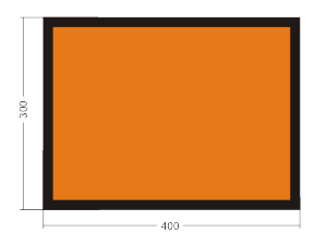 Табличка ADR (400х300мм). Не сгибаемая